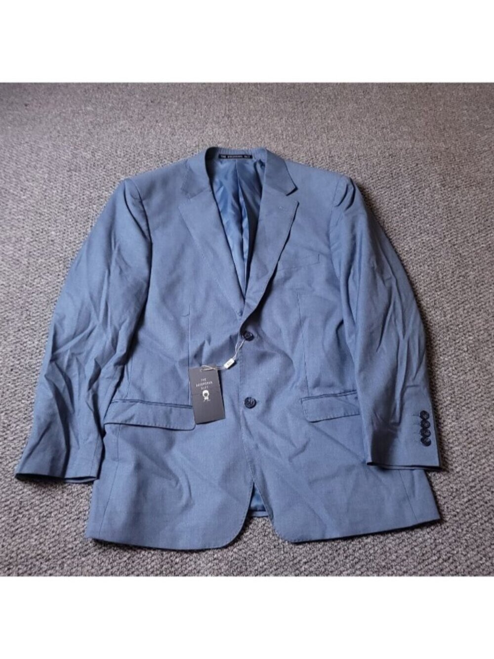 The Groomsman Suit Blazer Mens 40R Modern Fit Light Blue Jacket Supply